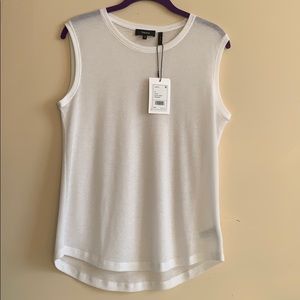 NWT!Theory Brinley Mesh shirt -medium